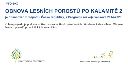 Projekt Obnova lesních porostů po kalamitě 2