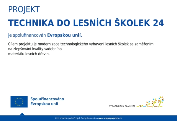 TECHNIKA DO LESNÍCH ŠKOLEK 24