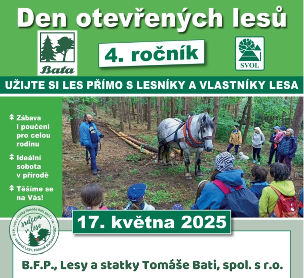 Den otevřených lesů 2025
