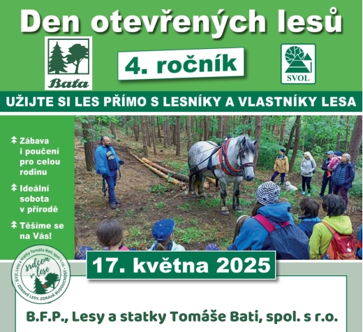 Den otevřených lesů 2025